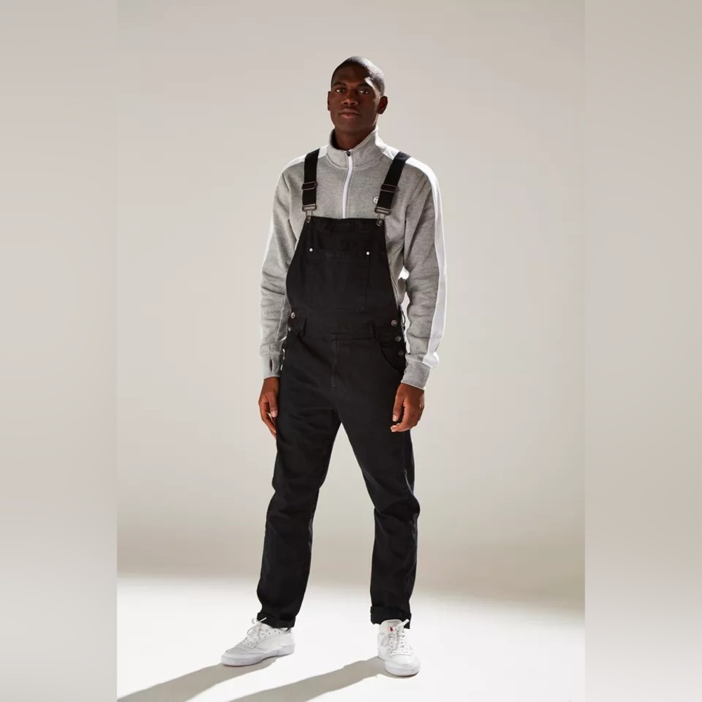Urban Outfitters BDG Black Denim Overall - Picture 2 of 8